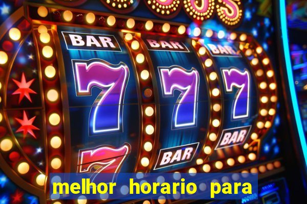 melhor horario para jogar fortune rabbit